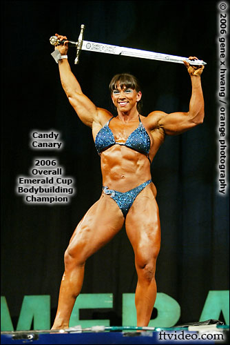 Candy Canary women's bodybuilding champion