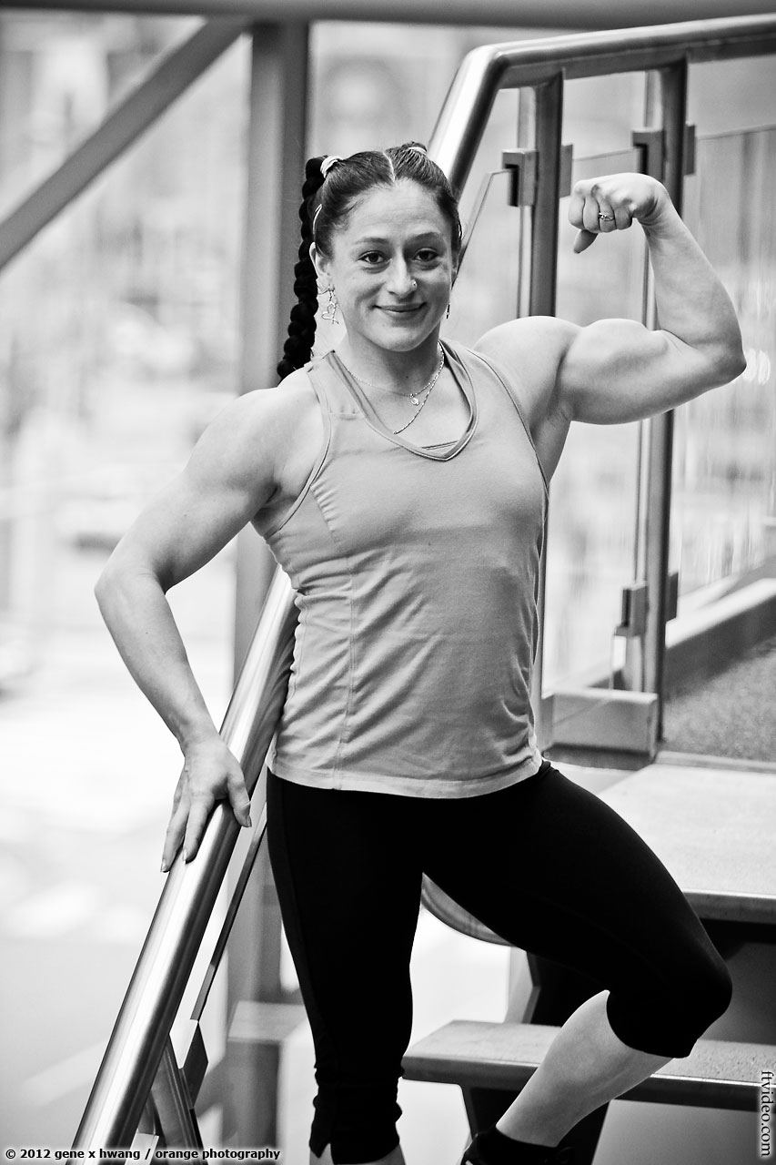 strongman competitor Jennifer Oreck - former female bodybuilder