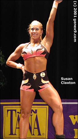 NPC Fitness competitor Susan Claxton