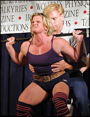 Sue Scheppele, the overall bodybuildng strength show winner