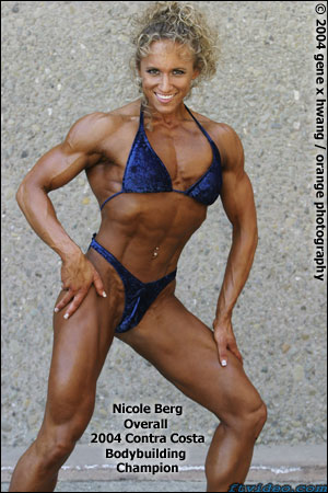 Nicole Berg - overall 2004 contra costa bodybuilding champion