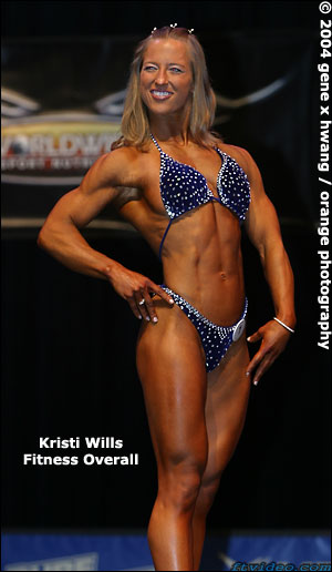 Kristi Wills, 2004 NPC Jr USA Overall Fitness Champion